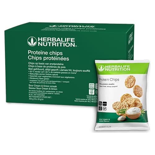 Herbalife Proteïne chips Sour Cream & Onion smaak