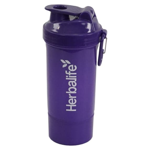Herbalife Shaker met extra vakjes 600ml - Paars