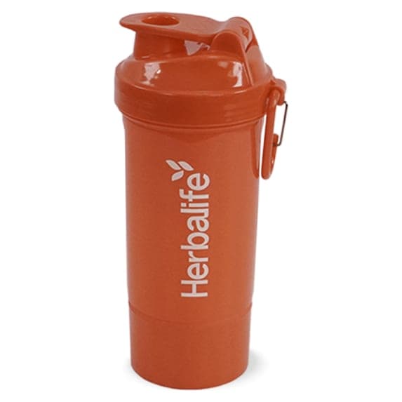 Herbalife Shaker met extra vakjes 600ml - Rood