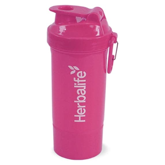 Herbalife Shaker met extra vakjes 600ml - Roze