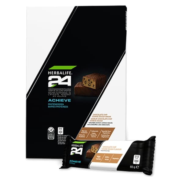 Herbalife 24 Achieve Proteïnerepen Chocolate Chip Cookie Dough